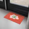 Ciao bella - Tekstwolk - Strepen - Oranje Deurmat klein -sfeer2