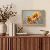 Zonnebloemen - Geel - Wazig Light Box met kabel (Tafellamp) klein -sfeer2
