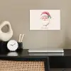 Kerstman - Kerst - Quote - Beige poster papier klein -sfeer1