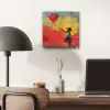 Banksy - Kunst - Graffiti - Meisje - Street art plexiglas 5mm klein -sfeer6