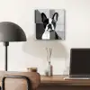 Buldog - Zwart - Abstract - Vlakken plexiglas 5mm klein -sfeer6