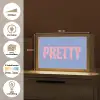 Pretty - Roze - Blauw - Golvend Light Box met kabel (Tafellamp) klein -USP_websiteoverzichtNL