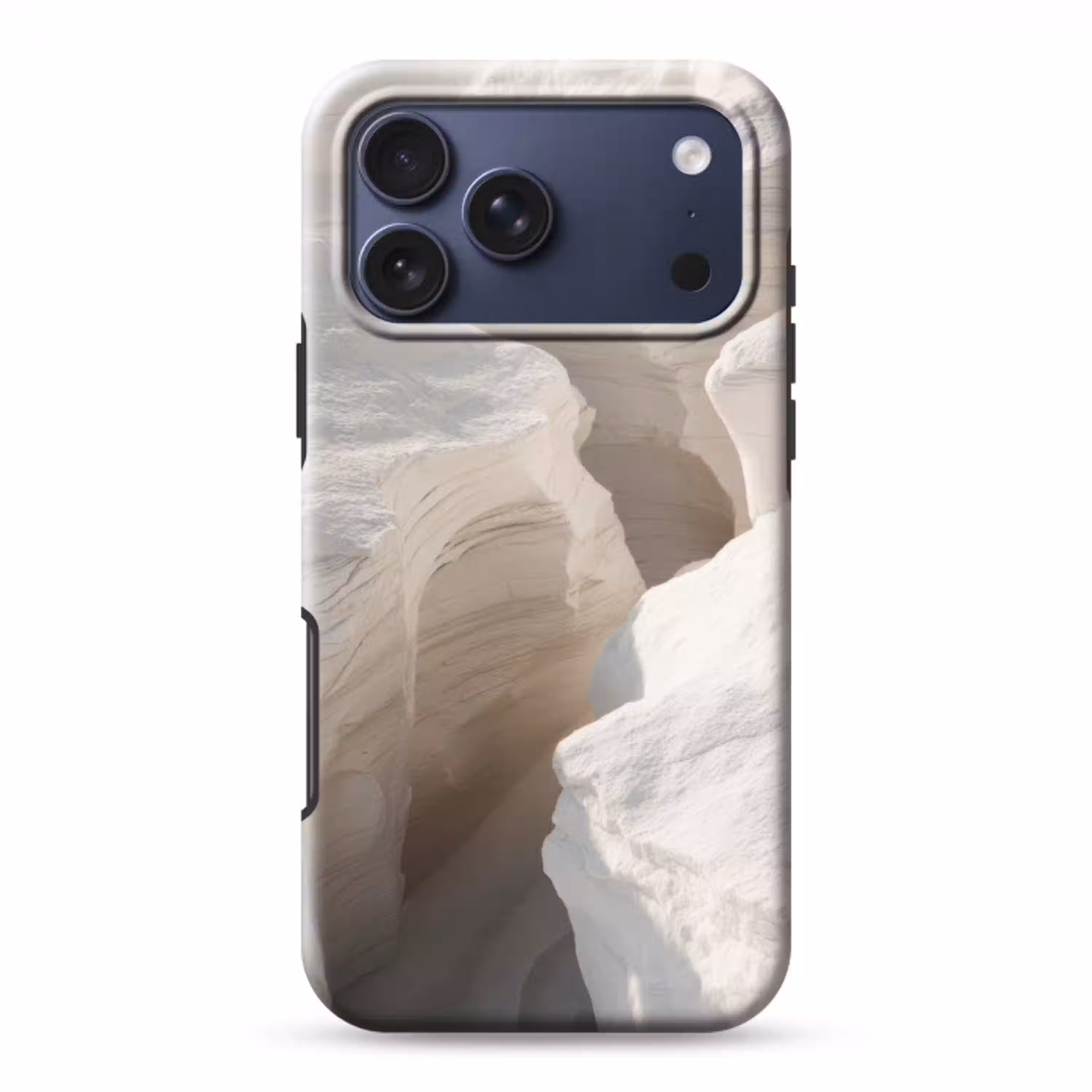 Kloof - Wit - Sneeuw Toughcase MagSafe Apple iPhone 17 Pro Max klein -3d