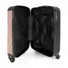 Zachtroze tijgerstrepenpatroon NBS - Handbagage koffer - Kinderen Unisex middel -binnenkant
