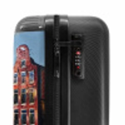 Olieverf - Architectuur - Amsterdam - Stad NBS - Handbagage koffer - Unisex middel -slot