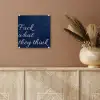 Fuck what they think - Blauw - Cursief plexiglas 5mm klein -sfeer5