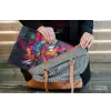Abstract - Explosie - Neonkleuren laptophoes neopreen klein -tas