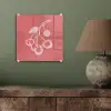 Lijnillustratie - Kersen - Tak - Wit plexiglas 5mm klein -sfeer3