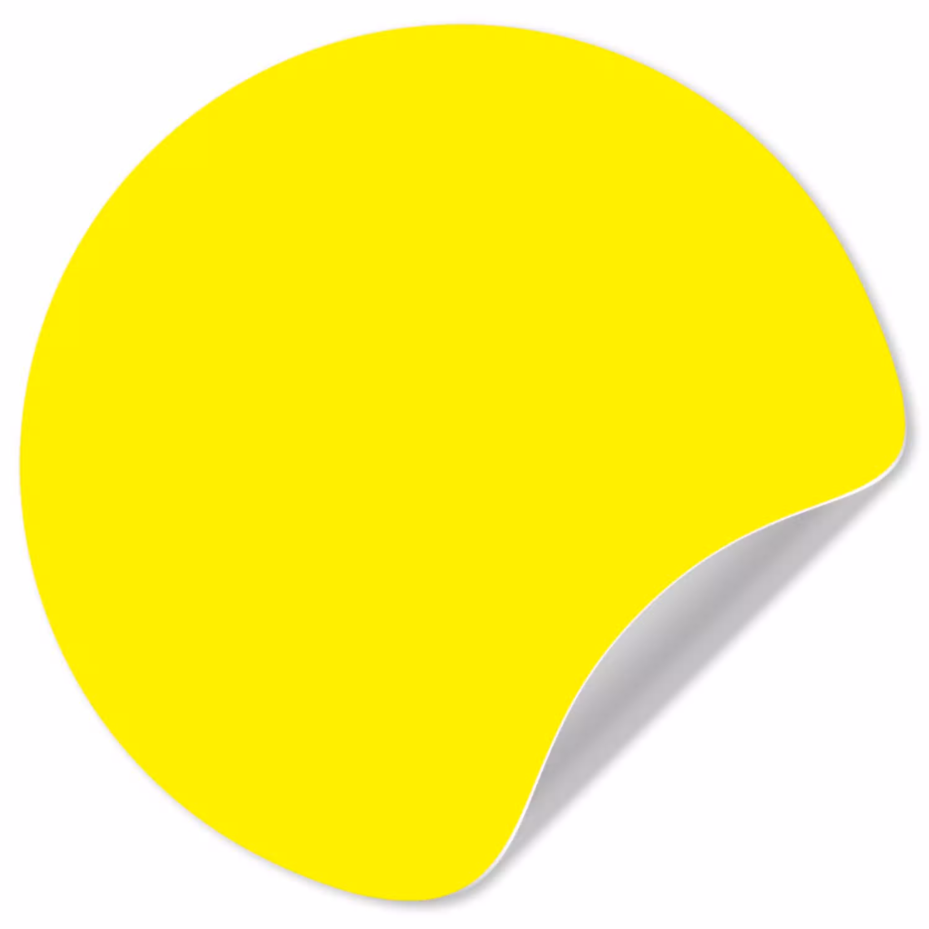Sunshine - Glow - Geel Wandcirkel behangsticker klein 186 -3d