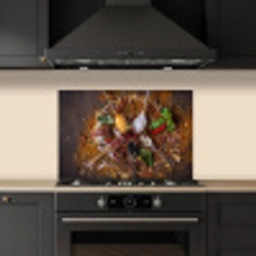 Specerijen - Kruiden - Lepels - Zout - Bruin - Keuken keuken achterwand spatscherm klein -sfeer1