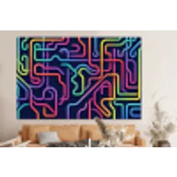 Retro - Abstract - Neon forex 5mm xxl -bovenbank
