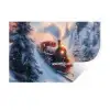 Kersttrein - Sneeuw - Winter - Kerst Muursticker klein -3d