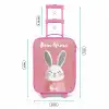 Konijn - Blosje - Stippen - Roze Kinderkoffer - Roze klein -productfoto_formaten