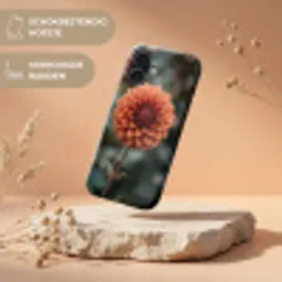 Dahlia - Bloem - Natuur - Sfeervol Toughcase MagSafe Apple iPhone 17 klein -USP_RandenV_NL