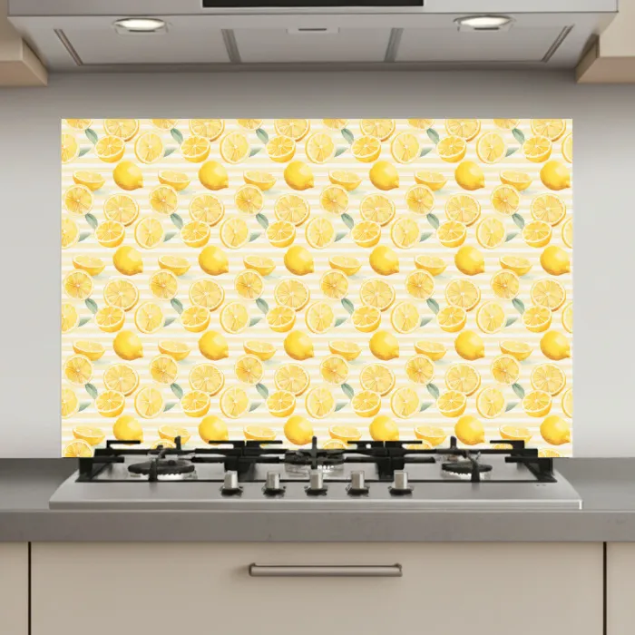 Frans - Citroen - Strepen - Geel - Groen keuken achterwand spatscherm klein 900 -3d_website