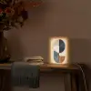 Cirkels - Abstract - Kleurrijk Light Box met kabel (Tafellamp) klein -sfeer4