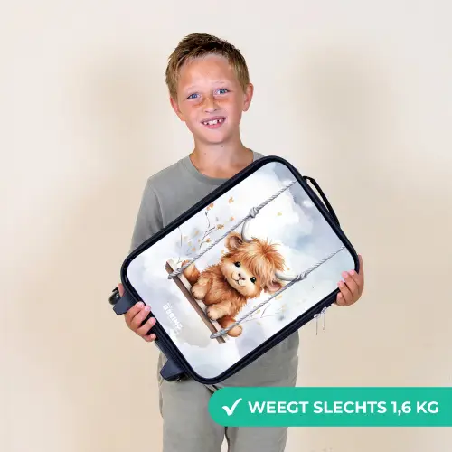 Hennie hooglander Kinderkoffer - Zwart klein -sfeer4_NL