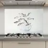 Vissen - Water - Wit keuken achterwand spatscherm klein -3d_website