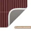 Lijnen - Patroon - Bordeaux WCmat klein 1009 -USP_AntislipNL