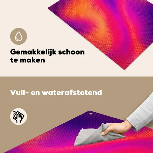 Abstract - Patroon - Kleurverloop Inductie beschemer met haakjes klein -ky-schoon-nl
