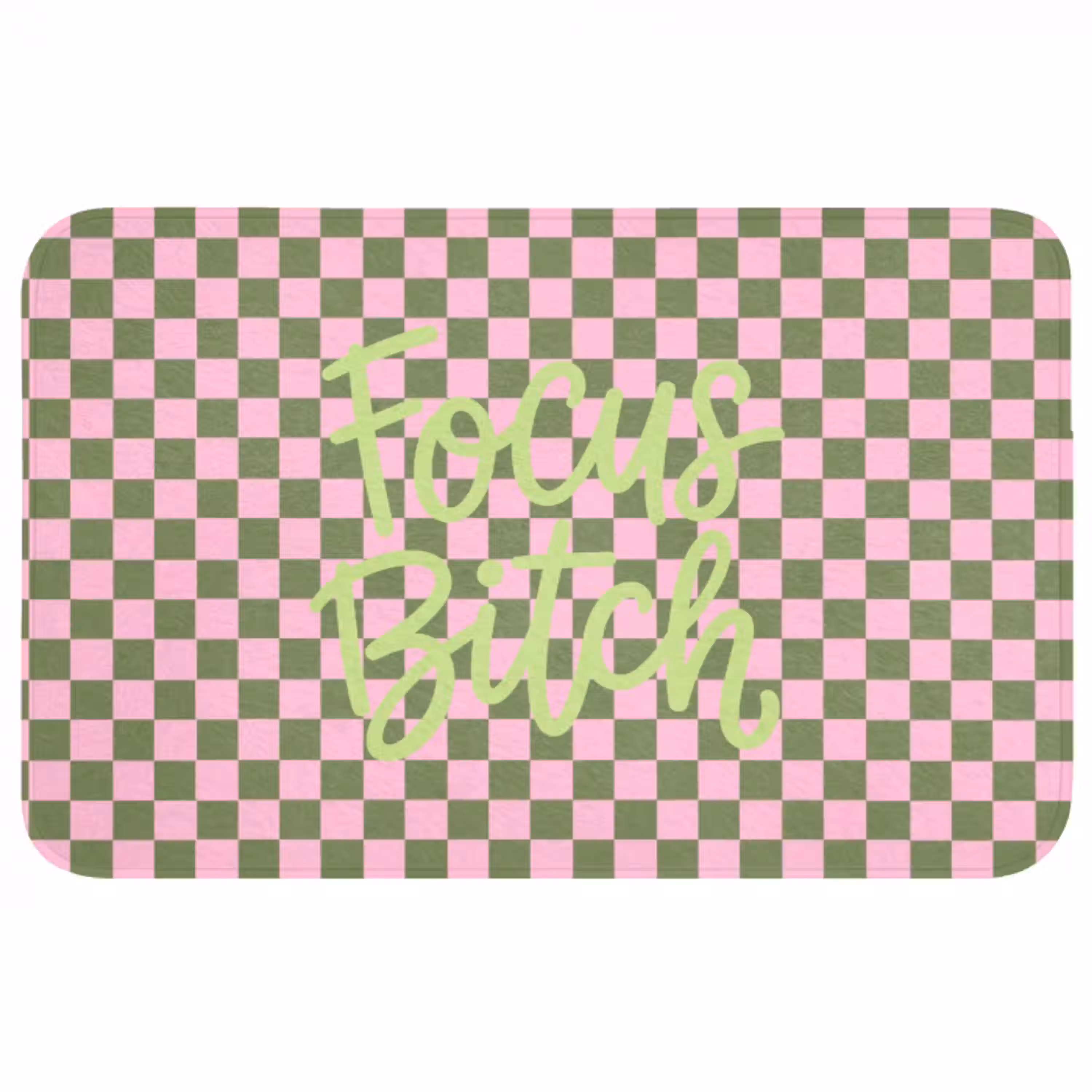 Focus - Vakken - Roze Badmat middel -3d