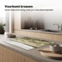 Illustratie - Landschap - Wit Inductie beschermer vinyl 3mm klein -sfeer1