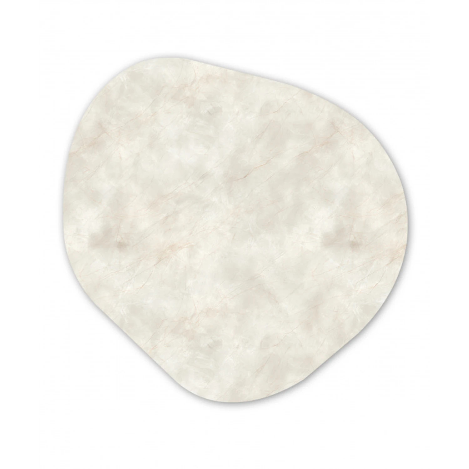 Crèmebeige - Marmer - Aders Wandcirkel Organisch Forex 3mm klein 629 -3d