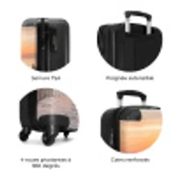Zonsondergang - Strand - Zand NBS - Handbagage koffer - Volwassenen Unisex middel zzzzzzzbolletjes_FR