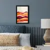 Abstract - Landschap - Golven fotolijst zwart zonder passe partout klein -sfeer3
