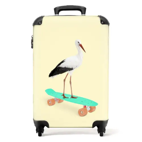 Rijdende reiger Koffer - NBS - Handbagage middel -productfoto_recht
