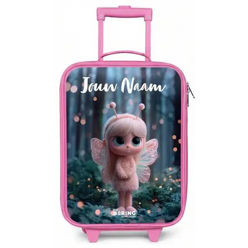 Fairy - Bos - Glitters Kinderkoffer - Roze klein -zz3dotto