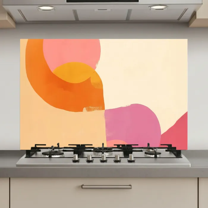 Vormen - Abstract - Kleurrijk keuken achterwand spatscherm klein -3d_website