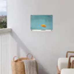 Parasol - Geel - Strand - Zee tuinposter los doek klein -sfeer8