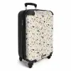 Terrazzo patroon veelkleurig NBS - Handbagage koffer - Kinderen Unisex middel -productfoto_3d