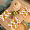 Abstract - Vormen - Roze Placemat vinyl groot -zzsfeer5_Kitchenyeah-website
