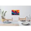 Dolfijn - Kleurrijk - Oceaan - Koraal Muursticker klein -eettafel