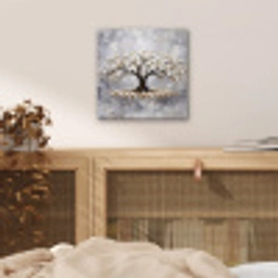 Boom - Bloemen - Natuur - Abstract - Wit aluminium wit klein -sfeer3
