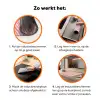 Zebra - Print - Roze Inductie beschermer vinyl 3mm klein 276 -zzzzzzz-td-werking