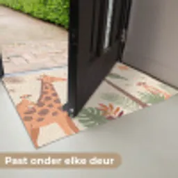 Dieren - Tropisch - Safari - Kleurrijk Deurmat klein -USP_NL