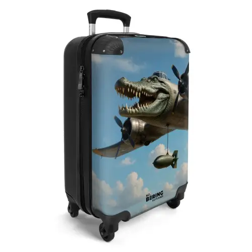 Bombardiro Crocodilo NBS - Handbagage koffer - Kinderen Unisex middel -productfoto_3d