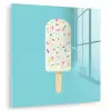 Ijsje - Stokje - Sprinkles - Lichtblauw plexiglas 5mm klein -zzzproduct_nieuw