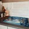 Kerstdorp - Kerst - Sneeuw - Winter Inductie beschermer vinyl 3mm klein -sfeer3