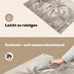 Natuur - Jungle - Ringstaartmaki - Bruin Inductie beschemer met haakjes klein -ky-schoon-de