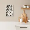 Love - Hart - Beige KitchenYeah - Keuken - Canvas klein -sfeer1