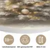 Kerst - kerstboom - Sneeuw - Art Akoestische PET Vilt - Rond klein -closeup_NL
