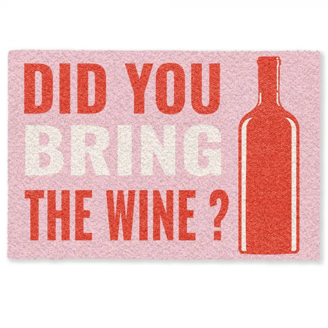 Quote - Roze - Wijn Deurmat klein -zkaufland3d