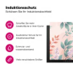 Kolibrie - Vliegen - Natuur - Illustratie - Kleurrijk Inductie beschermer vinyl 3mm klein -zzzzzzz-lf-ups