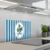 Illustratie - Bessen - Blauw - Strepen keuken achterwand spatscherm klein -3d_schuin