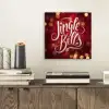 Jingle - Bells - Kerst - Rood aluminium wit klein -sfeer1