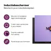 Maandag - Mok - Koffie - Paars Inductie beschermer vinyl 3mm klein -zzzzzzz-cc-usp